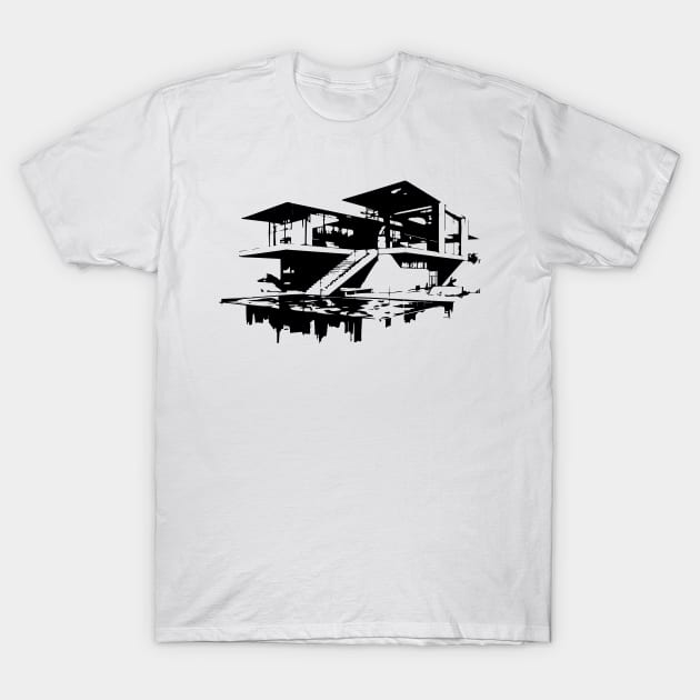 Abstract Architecture T-Shirt by Teravitha